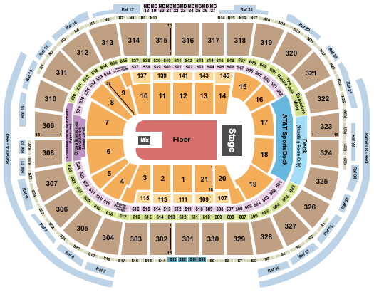 TD Garden Olivia Rodrigo Seating Chart